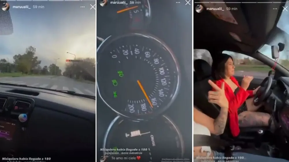 Inhabilitarán la licencia de la joven que se filmó a 180 km/h en Berisso y cruzó varios semáforos en rojo