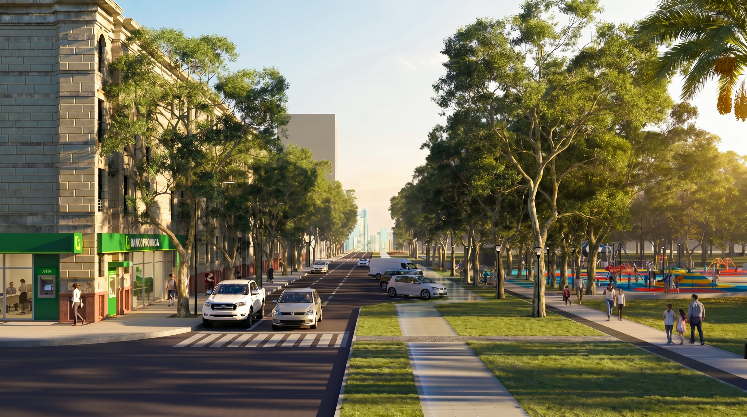 Cambios en el transporte: redefinen recorridos de micros alrededor del Parque Saavedra