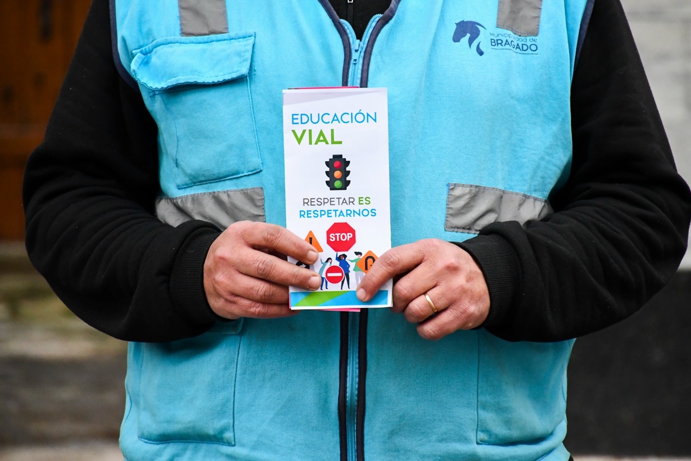 Bragado: Realizan jornada de concientización vial en la vía pública