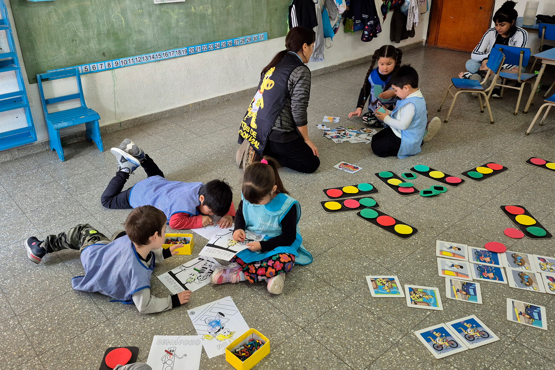 La Plata y Ensenada: Realizan jornadas de educación vial para niñas y niños de jardines de infantes