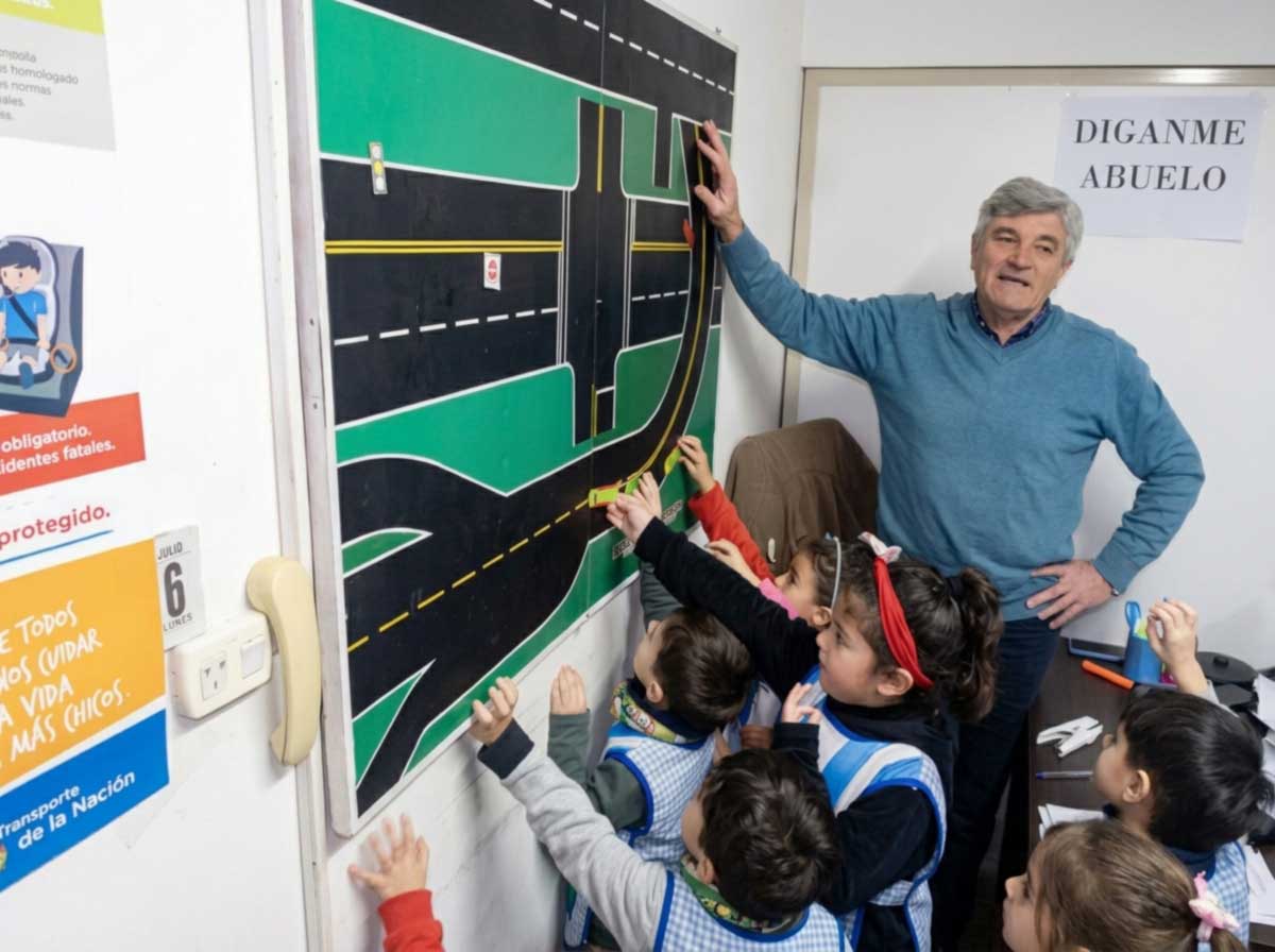 Azul: Realizan actividades de educación vial para la primera infancia