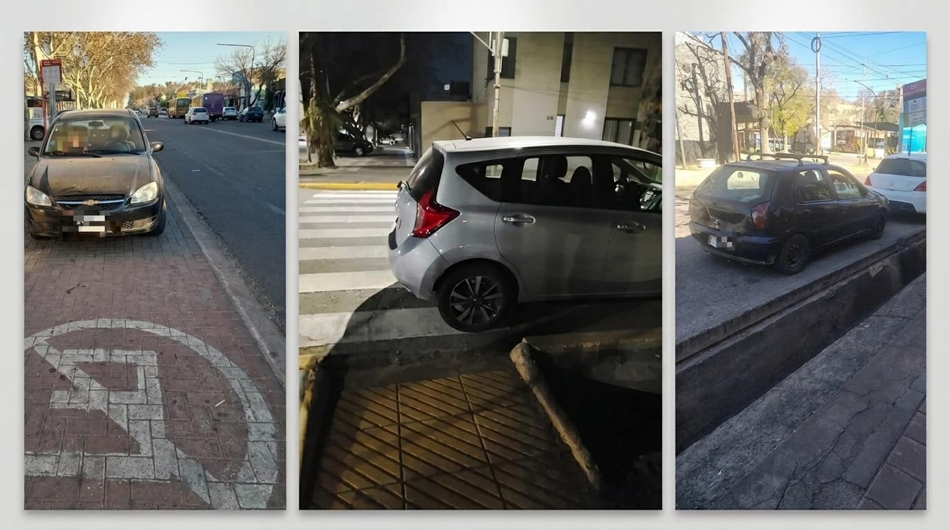 Mendoza: 7 de cada 10 denuncias por WhatsApp son por mal estacionamiento