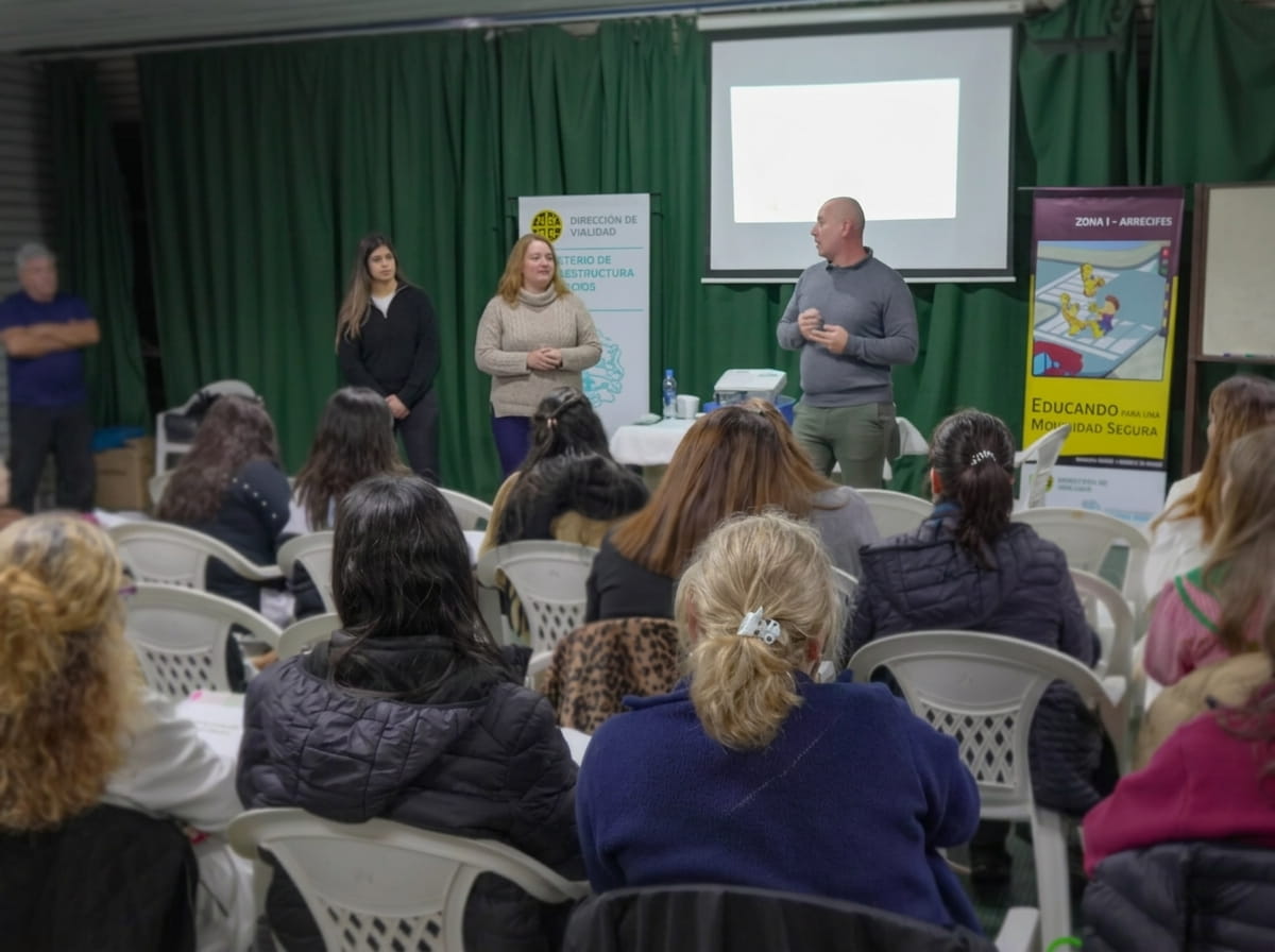 Arrecifes: Capacitan a docentes en educación Vial