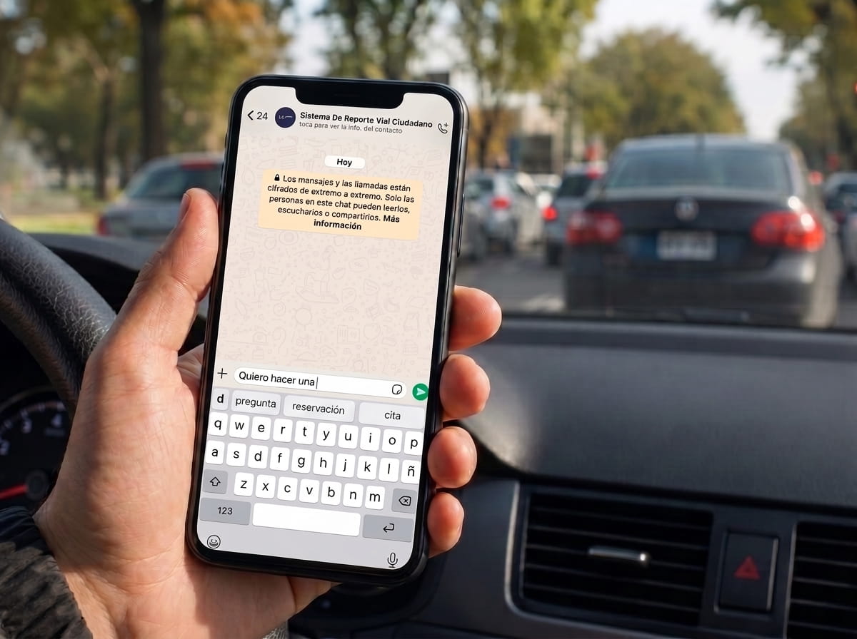 Conductores bajo la lupa: ya rigen las denuncias por WhatsApp
