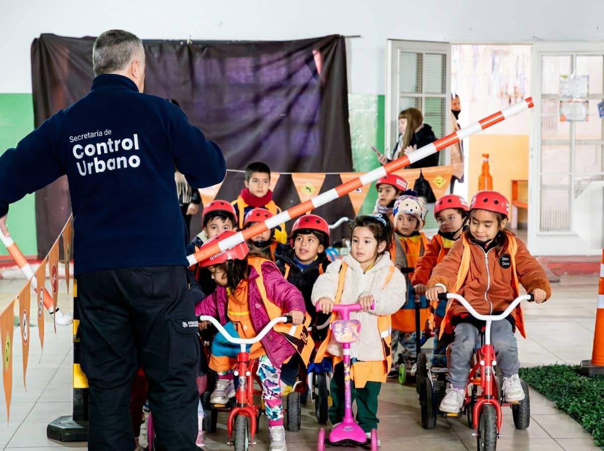 Berazategui: Jornada de educación vial para niñas y niños del jardín municipal