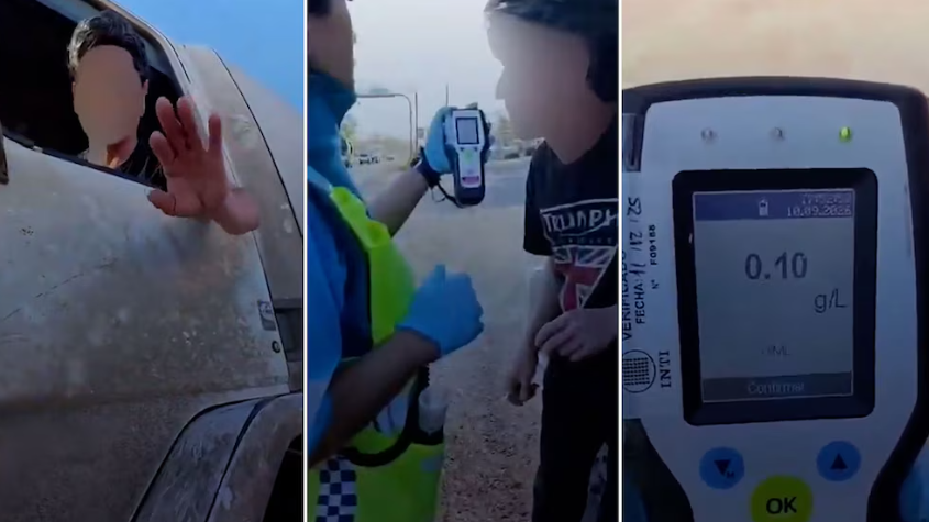 Infracción récord en la Ruta 5: manejaba un camión con doble acoplado alcoholizado y “sin nada encima”